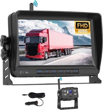 OEM C&aacute;mara De Visi&oacute;n Trasera Inal&aacute;mbrica 1080p - Pantalla Ips Hd De 7 Pulgadas - Resistencia Al Agua Ip68 - Visi&oacute;n Nocturna - Alcance De Transmisi&oacute;n De Ha