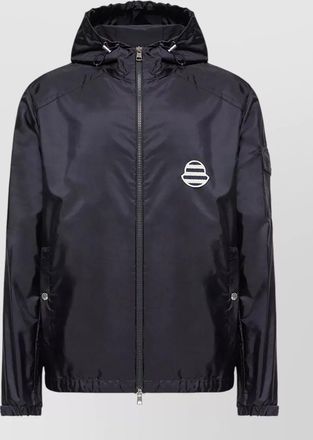 Moncler hooded jacket drawstring hem sleeve pocket