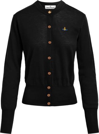 Vivienne Westwood Bea Fitted Cashmere-Blend Cardigan