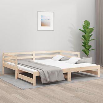 vidaXL Sof&aacute; Cama Extra&iacute;ble Sin Colch&oacute;n 90x190 Cm Vidaxl