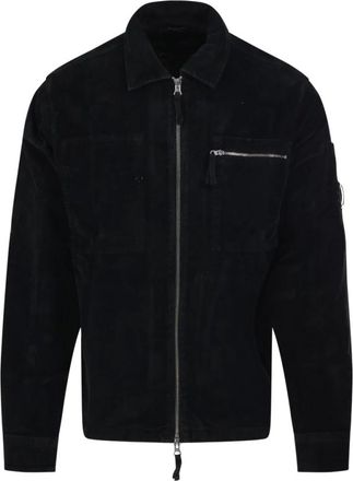 C.P. Company Black Overshirt for Men