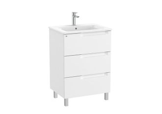 Roca Mueble 600mm Aleyda 3 Cajones + Lavabo Blanco Mate