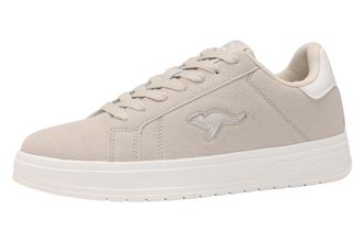 Kangaroos Sneaker KANGAROOS K-GW Focus, Damen, Gr. 36, beige (beige, wei&szlig;), Synthetik, Schuhe Sneaker