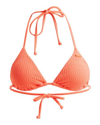 Roxy Triangel-Bikini-Top ROXY Lagos, Damen, Gr. XXL, Cup B, orange, Obermaterial: 92% Polyester, 8% Elasthan;, Bikini-Oberteile Triangel-Bikini-Top
