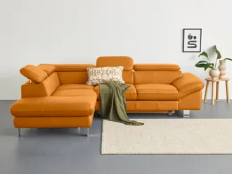 Cotta Ecksofa »Driver L-Form« mit Kopfteilverstellung, wahlweise mit Bettfunktion & Bettkasten