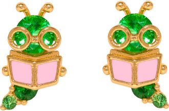 Girls Crew Bookworm Stud Earrings in Gold at Nordstrom