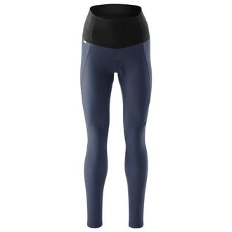 Gonso Essential Tight High Waist Therm Velohose f&uuml;r Damen | blau