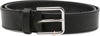 Frankie Shop Toni Riem - Dames - Riemen - Zwart - ONE Size - Leer - Accessoires