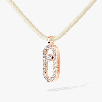 Messika CARE(S) Cream Cord Pave Necklace