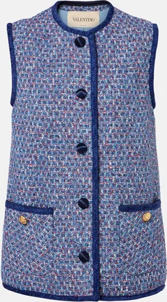Valentino Chaleco de tweed