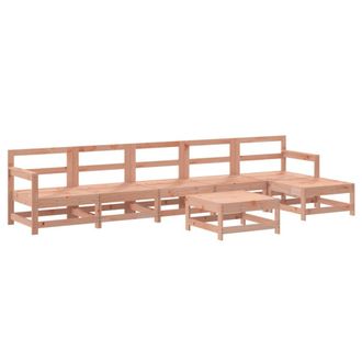 vidaXL Juego De Muebles De Jard&iacute;n 7 Pzas Madera Maciza Abeto Douglas Vidaxl