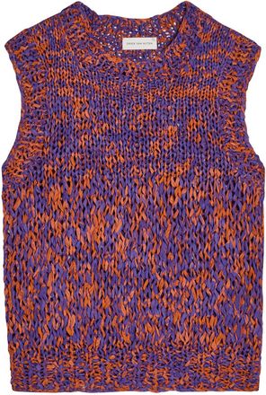 Dries Van Noten Tamou Cotton Vest - Orange - S (UK8-10 / S)