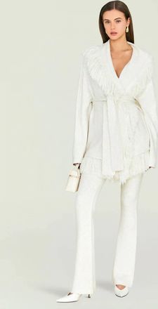 SER.O.YA Zadie Knit Pant In Eggshell