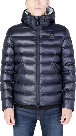 Blauer Plain Hooded Jacket with Zip Fastening