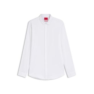HUGO BOSS Slim-fit shirt in stretch cotton