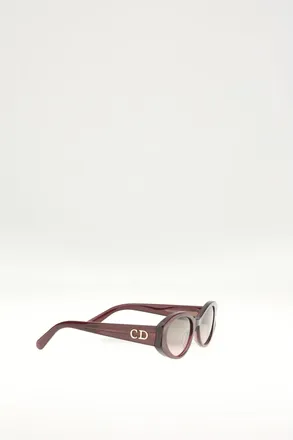 Dior Womens Sunglasses Burgundy-Pink Nylon Burgundy/pink