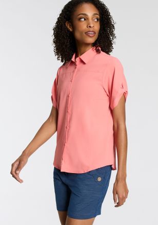 Killtec Funktionsbluse KILLTEC KOS 1 WMN WVN SHRT, Damen, Gr. 50, rosa (pearl rose), Obermaterial: 100% Polyester, Blusen Funktionsbluse