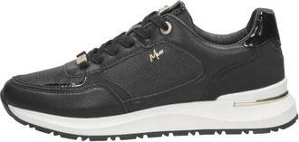 Mexx Nonja Sneakers Laag - Dames - Sneakers - Zwart - 37 EU - Schoenen