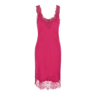 Gold Hawk Megan Bias MID Dress Classics - Dames - Casual kleedjes - Roze - S - Kleedjes