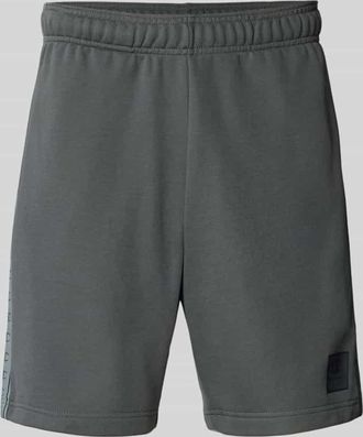 Champion Shorts mit Logo und elastischem Bund in Anthrazit, Gr&ouml;&szlig;e XXL