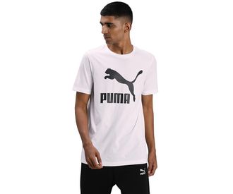 Puma Classics Logo Tee White 2 LG