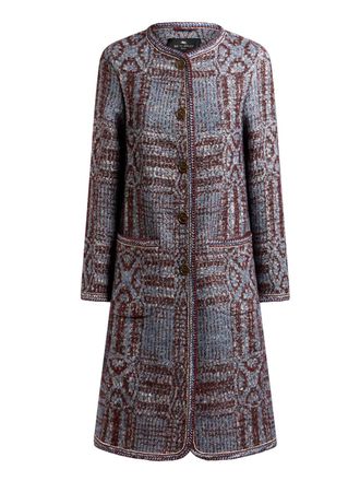 Etro Cappotto In Jacquard BouclÉ-Donna
