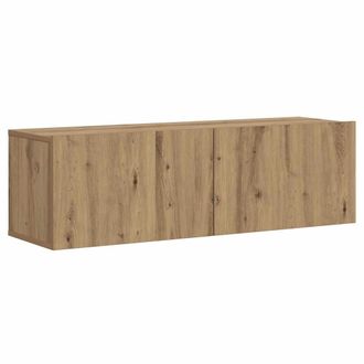 vidaXL Vidaxl - Mueble Tv De Pared Madera Ingenier&iacute;a Roble Artisan 100x30x30 Cm