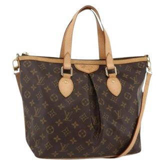 Louis Vuitton Pre-owned Handbags, female, Brown, Size: ONE SIZE Pre-owned Palermo PM Tote Bag
