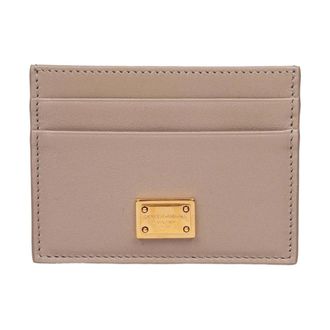 Dolce & Gabbana Dames, Accessoires, Beige, Maat: ONE Size Leer