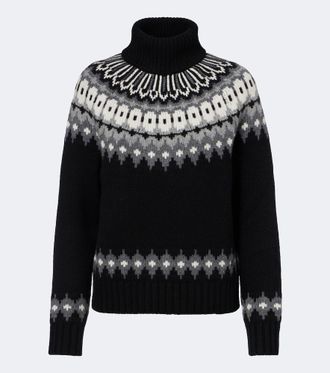 Bogner Jersey Fair Isle Ingrid de cachemir