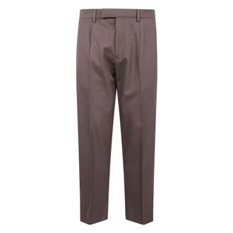 Ermenegildo Zegna Heren, Broeken, Bruin, Maat: M Katoen