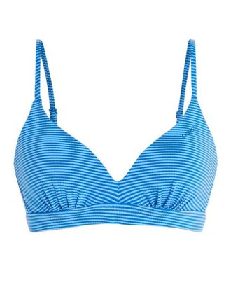 Protest Bade-Shirt PROTEST Bikini Top MIXADAIR 23, Damen, Gr. XL, Cup C, blau (havasublau), Obermaterial: 55% Polyester PES. 40% Polyamid PA. 5% Elasthan EL.,