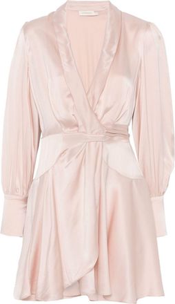 Zimmermann Abito corto a portafoglio - Rosa