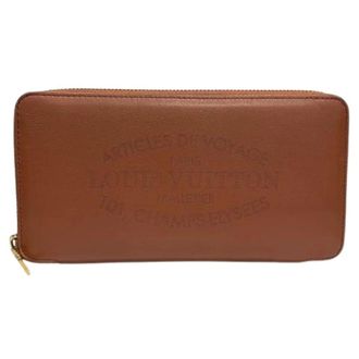 Louis Vuitton Pre-owned Wallets, female, Brown, Size: ONE SIZE Pre-owned Portefeuille Zena Leather Long Wallet