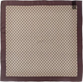 Gucci Printed Silk Twill Carr&eacute;