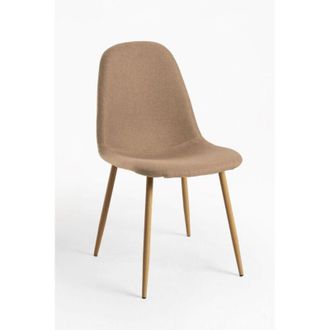 Regalos Miguel Sillas Comedor - Silla Teok Tela - Marr&oacute;n Arena