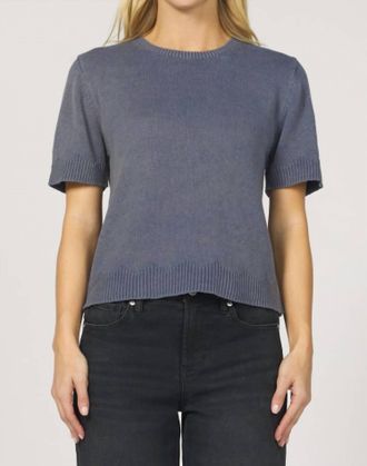 Elan Leyla Vintage Top In Indigo