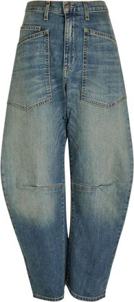 Nili Lotan Shon Barrel-leg Jeans - Denim - 27 (W27 / UK8-10 / S)