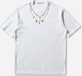 Undercover Women s Trompe L oeil Necklace T-Shirt White