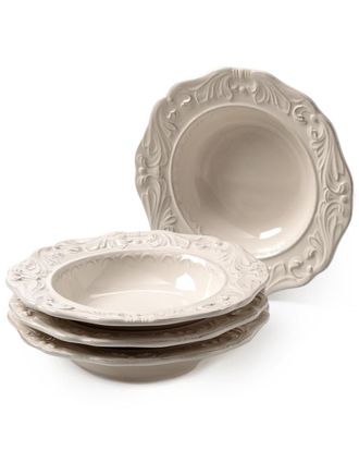 Certified International Firenze Set Of Four 9.75In Soup Bowls