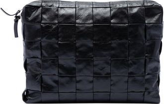 Bottega Veneta Pre-owned Bottega Veneta Paper Calfskin Maxi Intrecciato Cassette Clutch Ladies XM1BYJW58G6LC9ZP