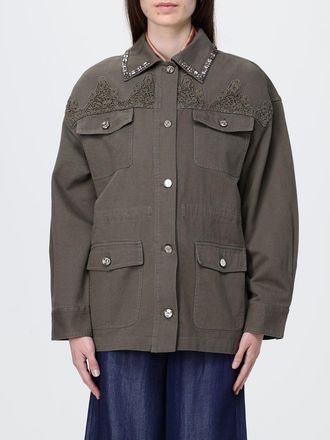 Liu Jo Giacca camicia in cotone con ricami