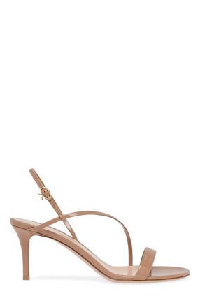 Gianvito Rossi Manhattan 70 Sandal in Pink Leather at Nordstrom, Size 36.5