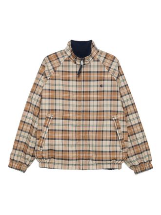 Carhartt Work in Progress checked zip-up jacket - men - Polyester/Recycled Polyester - L - Neutrals