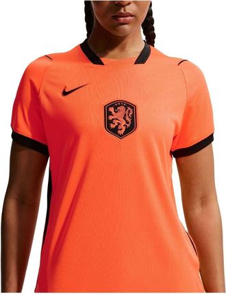 Nike (WMNS) Nike Netherlands 2026 Stadium Home Dri-FIT Replica Jersey Hyper Crimson Black IB4567-809