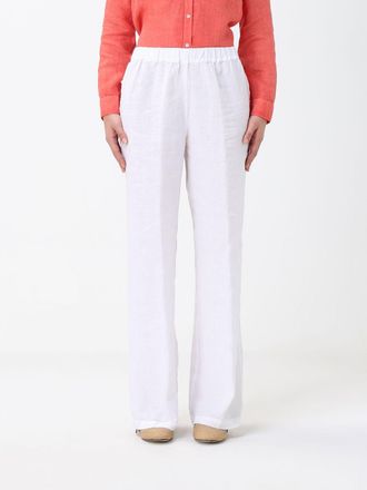 120% Lino Pantaloni a zampa in lino