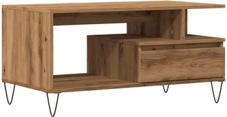 vidaXL Coffee Table Artisan Oak 90x49x45 cm Engineered Wood Vidaxl