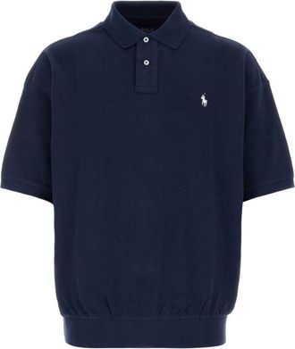 Polo Ralph Lauren Navy Blue Piquet Oversize Polo