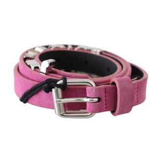 Just Cavalli Fuchsia Roze Su&egrave;de Riem - Dames - Riemen - Roze - ONE Size - Su&egrave;de - Accessoires