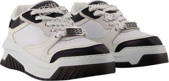 Versace Womens Calfskin Sneaker (Authentic Pre-Loved)